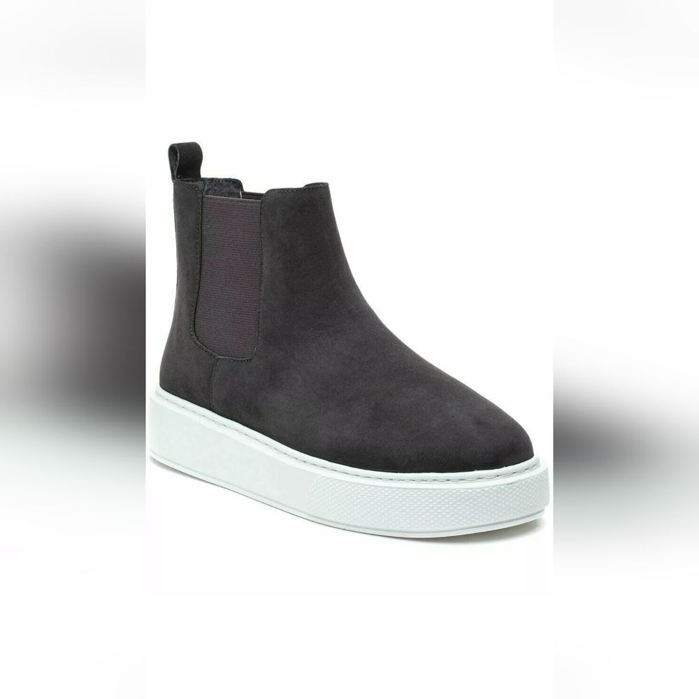 J/Slides Dani Nubuck Leather SNEAKER BOOTIES Women Shoes Size 8 M NEW $179